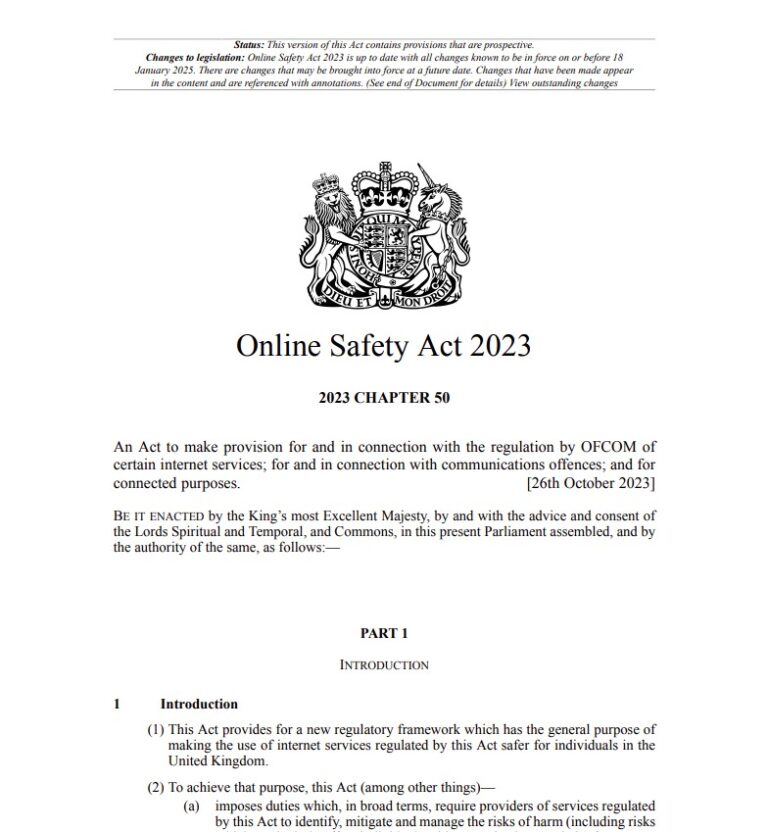 Online Safety Act 2023