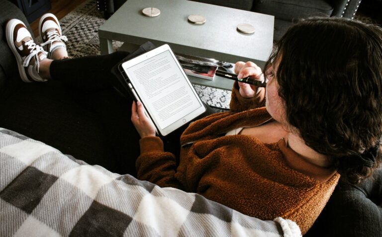 Reading ebook