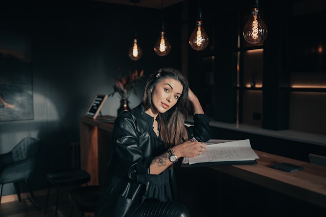 Girl Writing